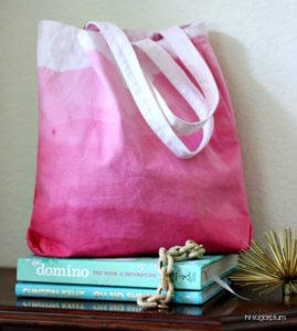 pink ombre tote