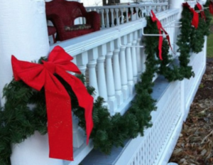 Traditional Porch Garland DIY Christmas Decoration