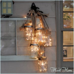 wall hanging Mason Jar Lights