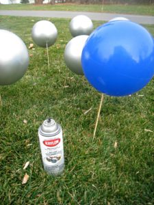 Giant Ornaments Using $1 Bouncy Balls