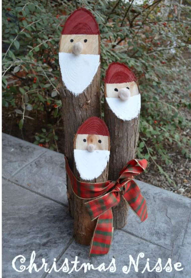 Christmas Santa Logs