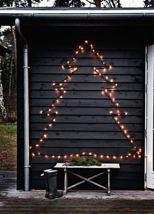 Minimalist Cheap Outdoor Christmas Decorations for Simple Design