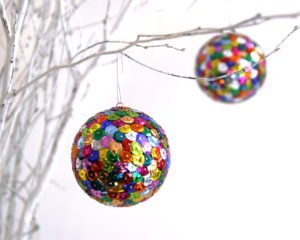 DIY Sequin Ornament 