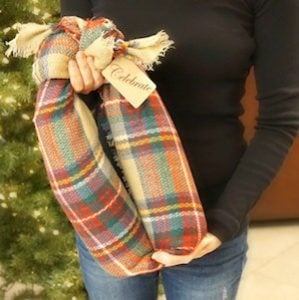 Wine Bottles in a Scarf