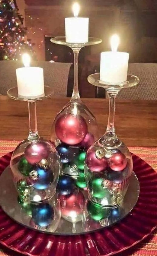 Wine Glass Ornament Dollar Tree Christmas DecorationĀ