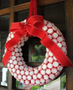 Peppermint Wreath