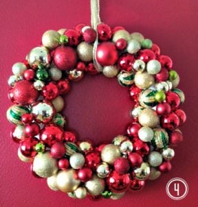 Christmas Ornament Wreath