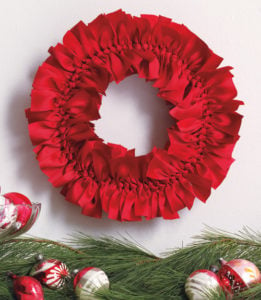 Christmas Ribbon Wreath