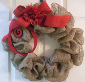 DIY Burlap Wreath