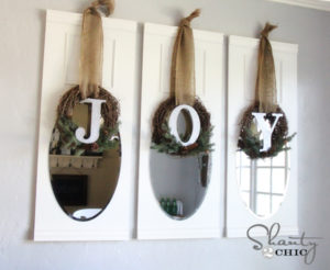 JOY Wreaths for Christmas