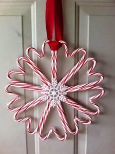 Candy Candle Wreath