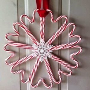 Candy Candle Wreath