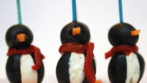 Cream Cheese Penguins