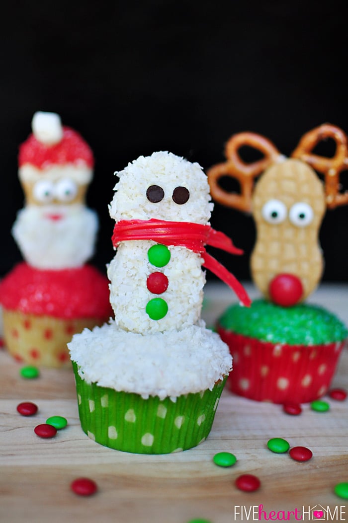 Nutter Butter Christmas Cupcake Toppers 