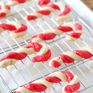 Candy Cane Cookie Christmas Treats
