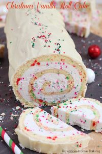 Christmas Vanilla Roll Cake