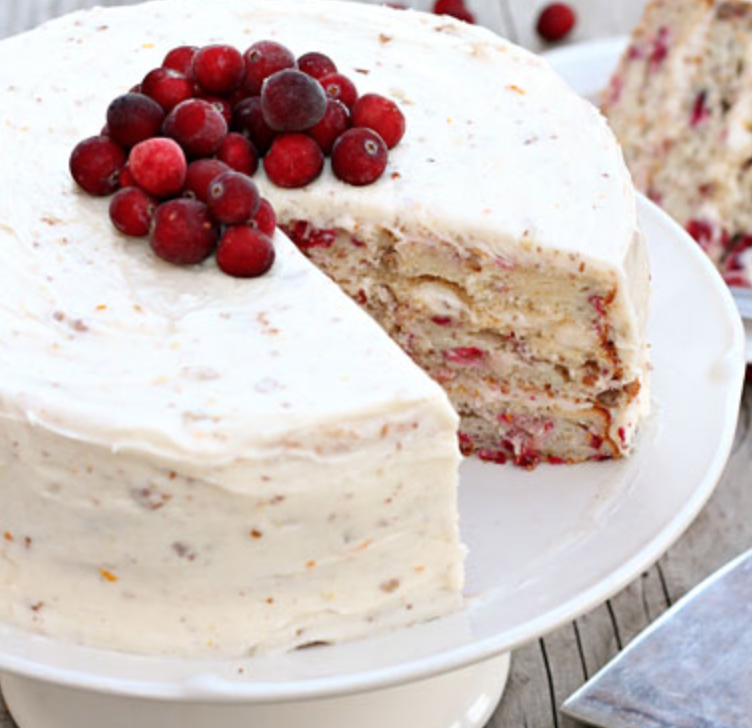 Cranberry Christmas Cake