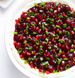 Very Merry Cranberry Cream Cheese Dip