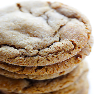 chewy ginger molasses cookies