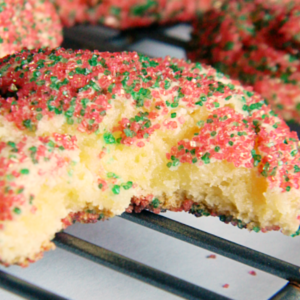 Holiday Vanilla Pudding Cake Cookies