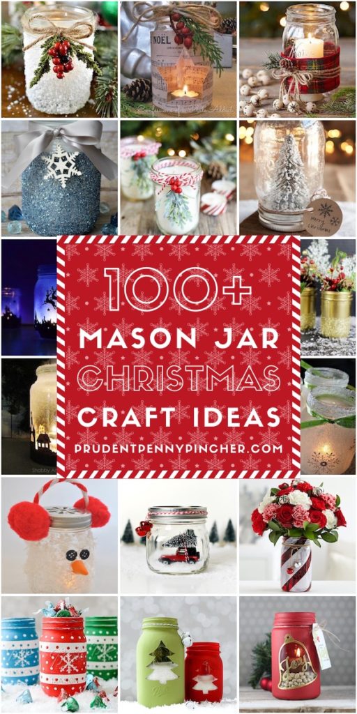 100 Mason Jar Christmas Crafts Prudent Penny Pincher