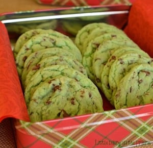 Mint Chip Sugar Cookies