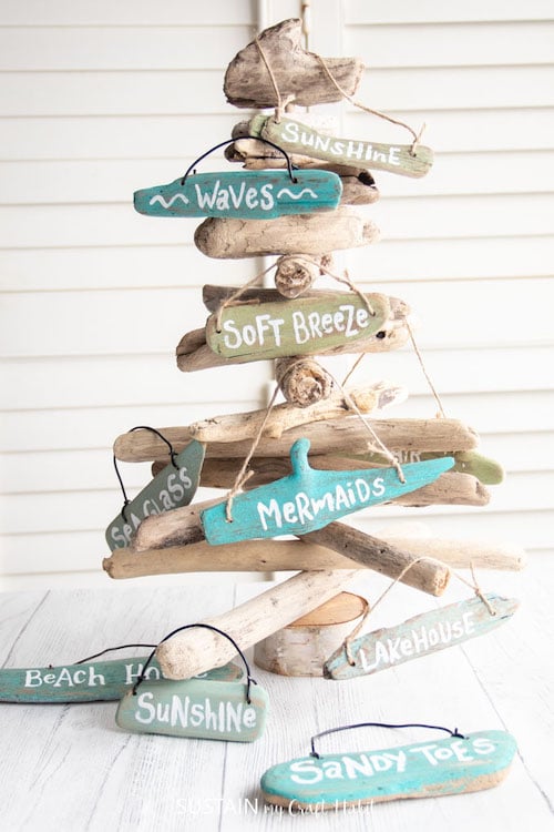 50 DIY Coastal Christmas Decorations - Prudent Penny Pincher