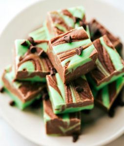  Milk Chocolate & Mint Swirled Fudge