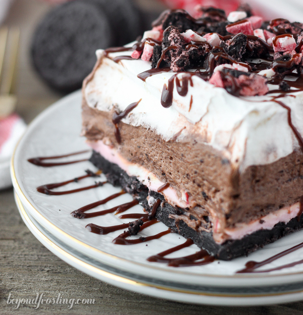 No-Bake Peppermint Oreo Lush