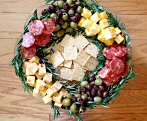 Antipasto Christmas Wreath Appetizer