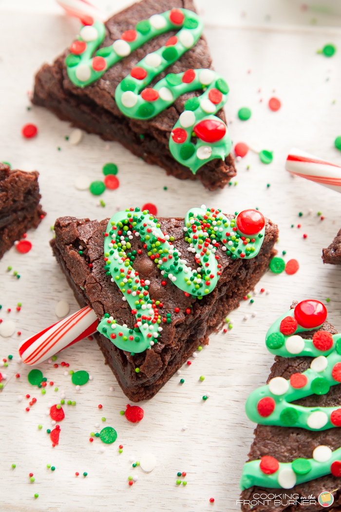 Easy Brownie Christmas Tree