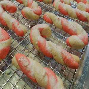 Candy Cane Cookies