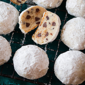 Chocolate Chip Snowballs