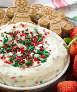 Christmas Cookie Dough Dip