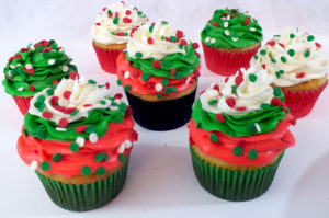 Christmas Swirl Christmas Dessert Cupcakes 