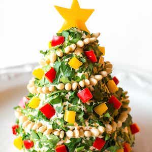 Christmas Cheese Tree Appetizer