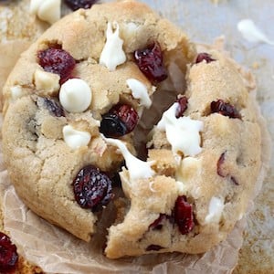 White Chocolate Cranberry Cookies