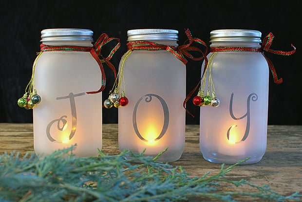 75 Mason Jar  DIY  Christmas  Decorations  Prudent Penny Pincher