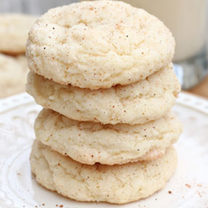 Eggnog Snickerdoodles