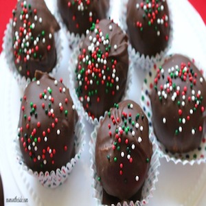 Holiday Peanut Butter Balls