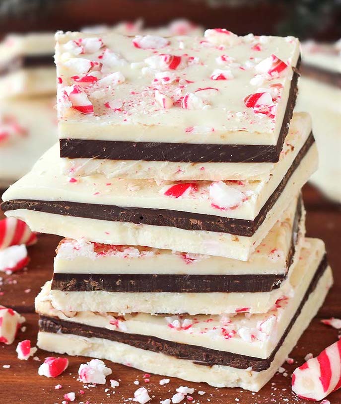 Easy Peppermint Bark Christmas Dessert