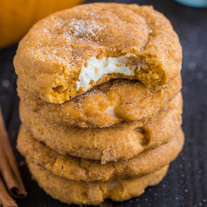 Pumpkin Cheesecake Snickerdoodles