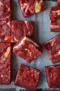 Red Velvet Cheesecake Brownies 