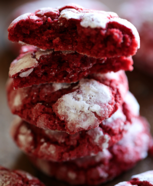 Red Velvet Butter Cookies