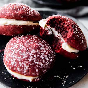 Red Velvet Whoopie Pies