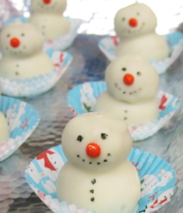 Gingerbread Oreo Snowman Truffles 