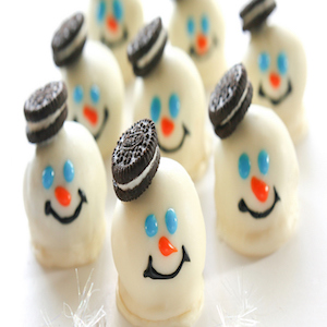 Melted Snowman Oreo Ball 