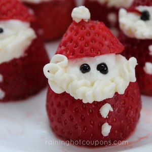 Strawberry Cheesecake Santas