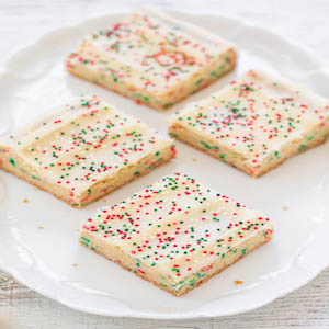 Sugar Cookie Christmas Dessert Bars