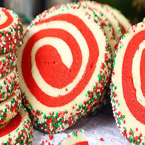 Christmas Pinwheel Cookies